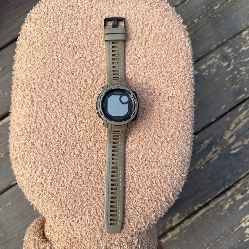 Garmin Instinct Tactical Edition GPS Watch - Coyote Tan